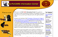 PetCARE - front page